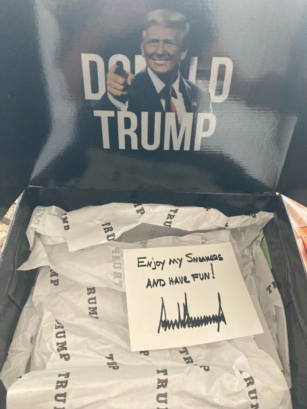 Trump Fight Fight Fight High-Top Sneakers